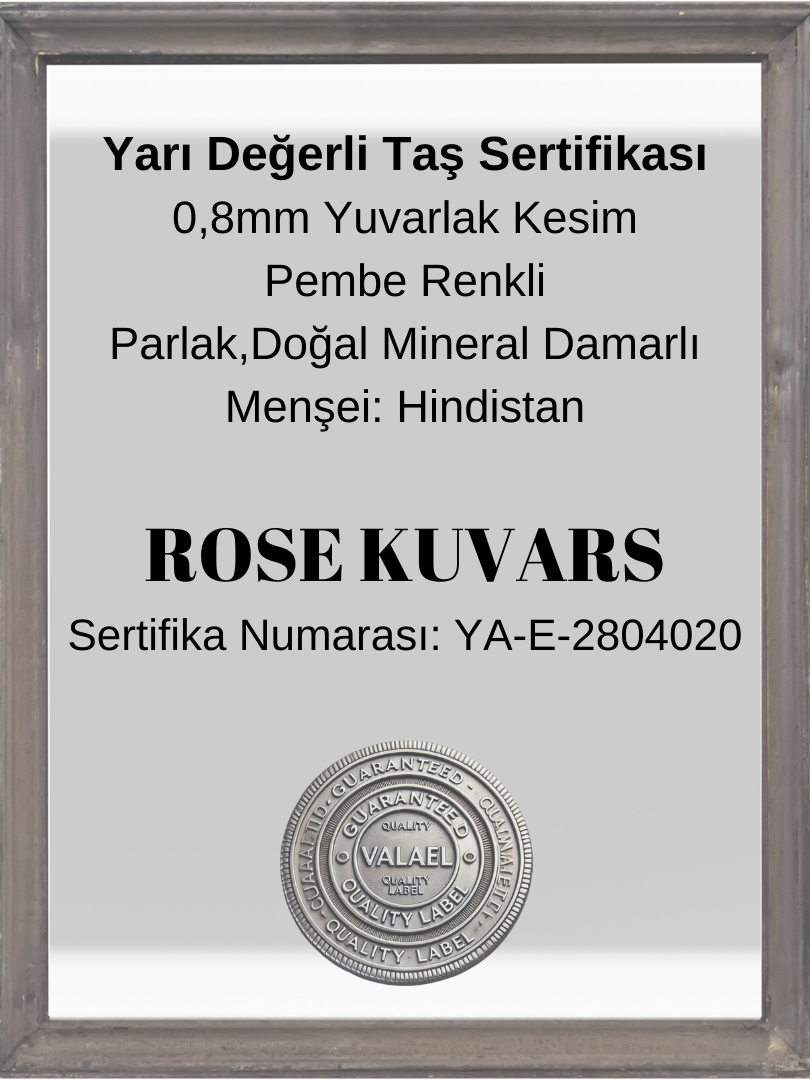 Rose Kuvars Bileklik